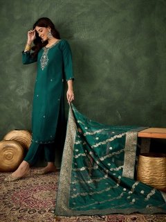 Jacket Style Fancy Gown Party Wear suit - 156