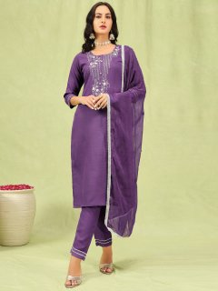 Women Kurta and Pant Sets Cotton Blend Fabric