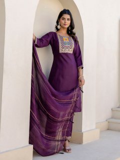 Women Kurta and Trousers Pant Sets Cotton Blend