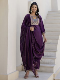 Women Kurta and Trousers Pant Sets Cotton Blend