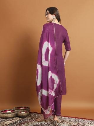 Embroidered Kurta Pant & Dupatta Set
