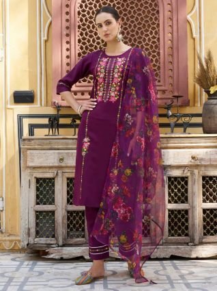Women Kurta and Pant Sets Viscose Rayon Fabric